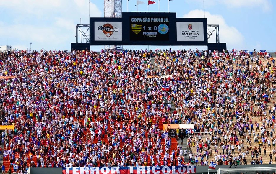 📸Torcida do Bahia na Final da Copa São Paulo de Futebol Junior de 2011