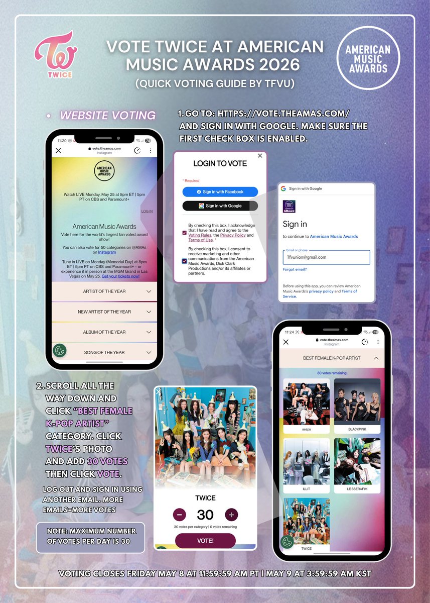 TWICE FAN VOTING UNION tweet media