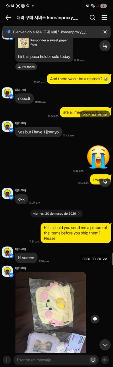 sweetpaper_go's tweet image. BE CAREFUL!! POSSIBLE SCAMMER ALERT
우리은행 1002761586579 @koreanproxy__ 

we made a pop up order of mighteez on March 17, and we still have no response from when they sent us our items, so tired of waiting as we have waited a month.

에이티즈 포카 방탄소년단