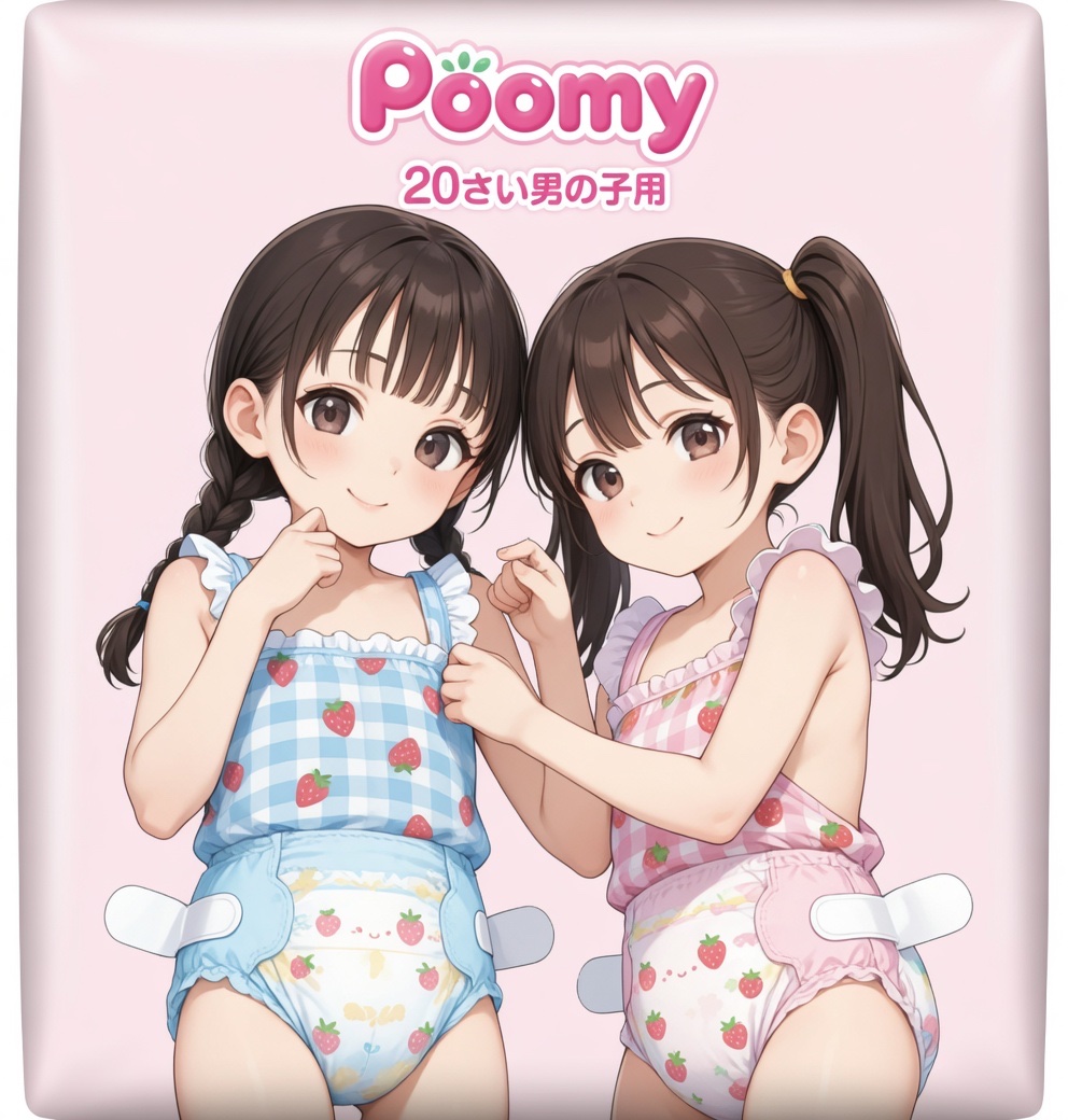 shinonomebreak's tweet image. #AIart #Grok3 

オムツパッケージ風イラスト