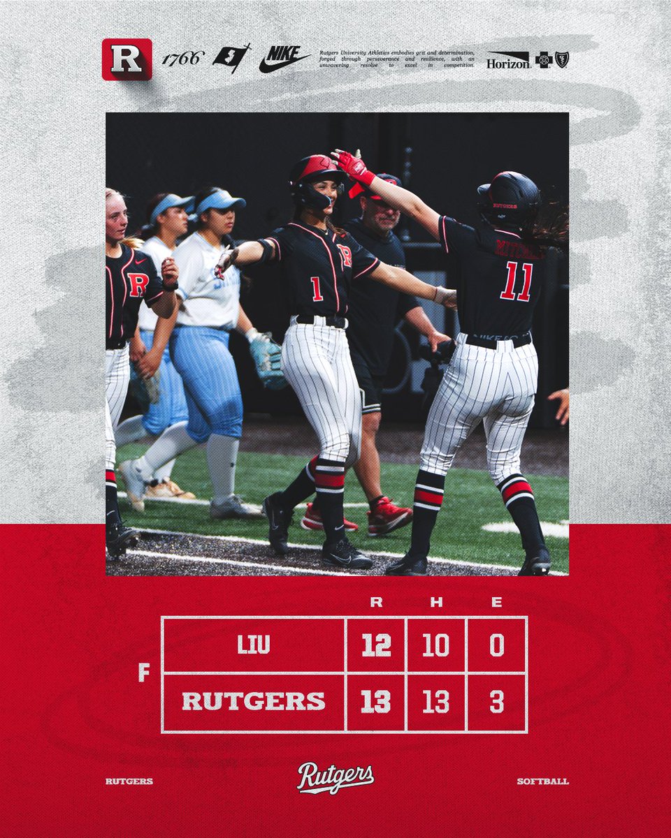 𝐑𝐔𝐓𝐆𝐄𝐑𝐒 𝐕𝐈𝐂𝐓𝐎𝐑𝐘 ‼️   

Scarlet Knights overcome 9-run deficit and Sam Delhoyo walks its off in the seventh       

#GoRU ⚔️