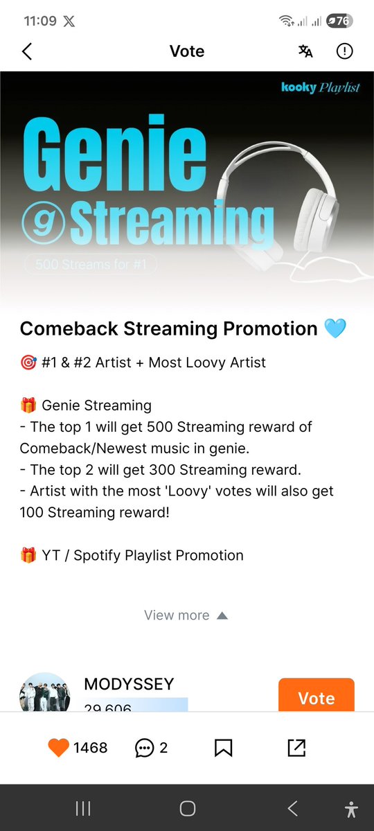 MODYSSEY VOTING TEAM tweet media