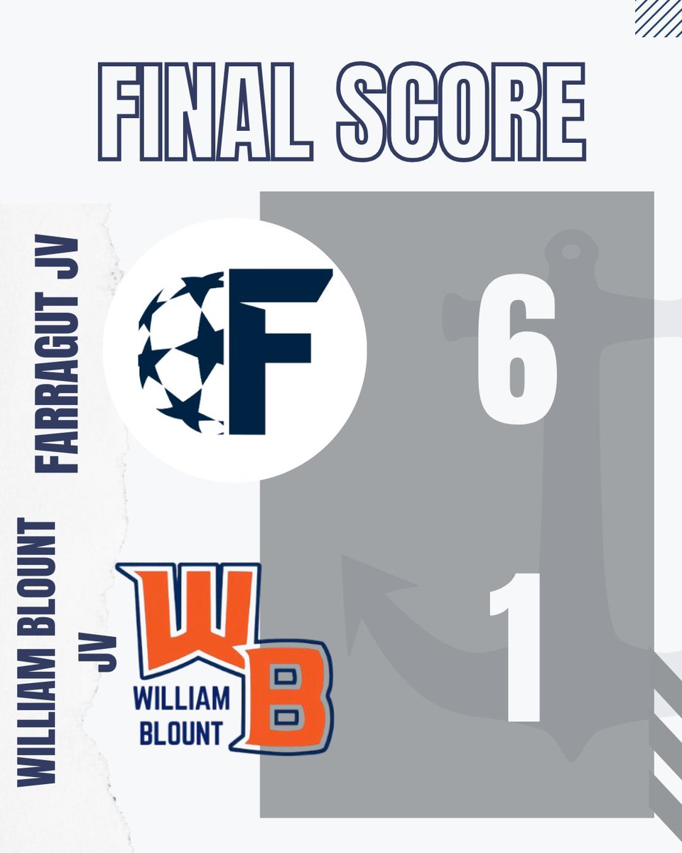 FarragutSoccer's tweet photo. HOME FIELD. TOTAL CONTROL. ⚓️

Admirals sweep William Blount:
JV: 6-1
Varsity: 4-0

Locked in from start to finish 
#GoAds #AdmiralNation https://t.co/bqB3ZtgDbk
