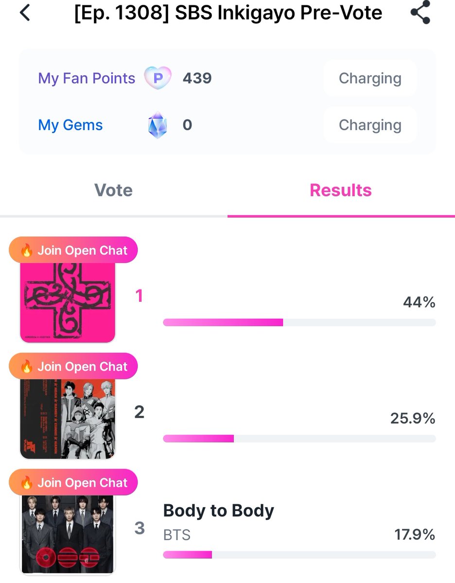 𝙸𝚗𝚔𝚒𝚐𝚊𝚢𝚘🗳️
<a href="/BTS_twt/">방탄소년단</a>

ARMY,no olviden votar por “Body to Body” en la pre-votación de Inkigayo 🇰🇷, dejen sus votos y apuntemos al puesto #1 🙏🏻

🔗app.linc.fan/31TL/01KNV8WVP…

#BTS #BTS_BodyToBody #방탄소년단