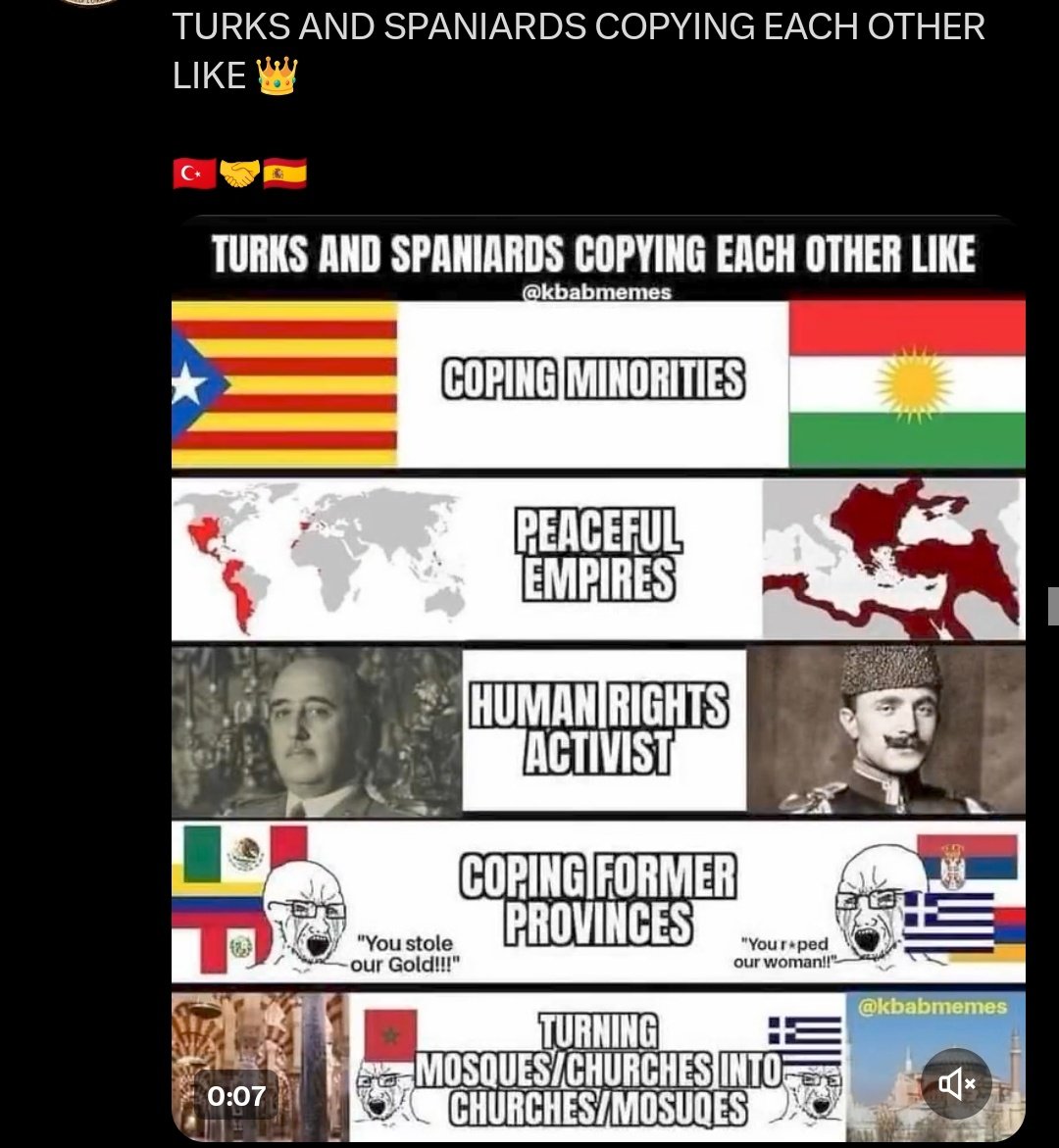 your_iniaki's tweet photo. PONÍAN A FRANCO JAKDHAKDA🥀

fun fact: If Franco were alive in 2026, I would have been executed slowly breaking my neck with a torture weapon, Franco killed a lot of artists, writers, teachers... other reason, I'm atheist and I drew lesbian France and Spain kissing, nah dead🫪 https://t.co/4FHQLar39r