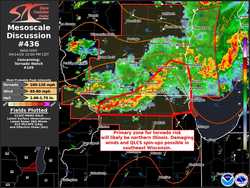 NWS Storm Prediction Center tweet media
