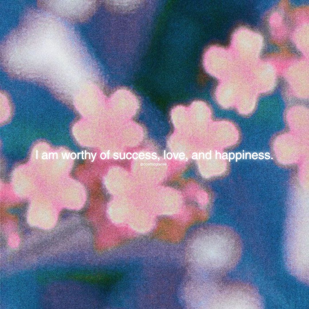 cosmicgracee_'s tweet photo. ⋆˚࿔ I am worthy of success, love, and happiness. 𝜗𝜚˚⋆

— pls like/retwt before using the image (image is energetically charged) https://t.co/C83JHbC8TX