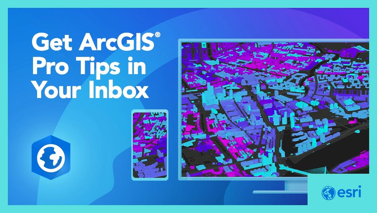 EsriYPN's tweet image. Get product updates, expert tips, and curated resources delivered to your inbox. Sign Up for the #ArcGISPro Newsletter: ow.ly/ETa650YJ7yb