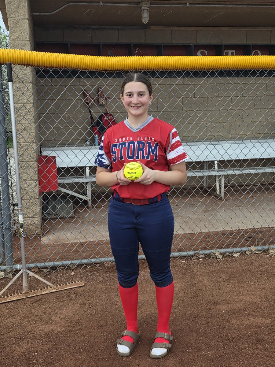 SStormsoftball's tweet image. Congrats @CharlieRz2029 for being named players of the game with 2💣 and 5RBIs and to @LazareAva with her first Varsity 💣 Roll Storm! #opportUNITY