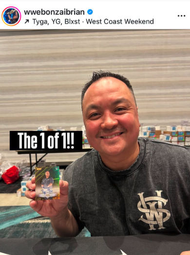 Not the clearest image, but Topps Stadium Club WWE is coming!

h/t <a href="/TheVicMacias/">Victor</a> for the heads up!