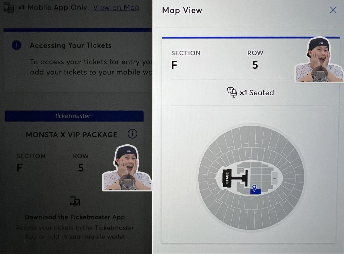 mxmbbmk's tweet photo. WTS MONSTA X VIP in Phoenix &amp; LA

- Face value
- RFS: got better seats
- Will be at both shows so you will not have a problem with VIP check-in
DM me!
#monstax #monsta_x #monstax_thex_nexus https://t.co/MfGMbWhSYX