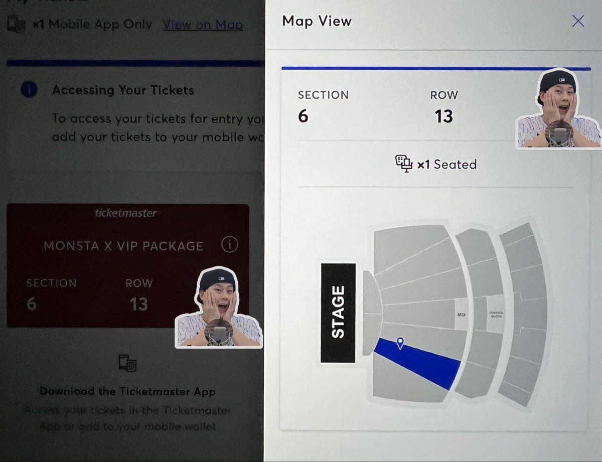 mxmbbmk's tweet photo. WTS MONSTA X VIP in Phoenix &amp; LA

- Face value
- RFS: got better seats
- Will be at both shows so you will not have a problem with VIP check-in
DM me!
#monstax #monsta_x #monstax_thex_nexus https://t.co/MfGMbWhSYX