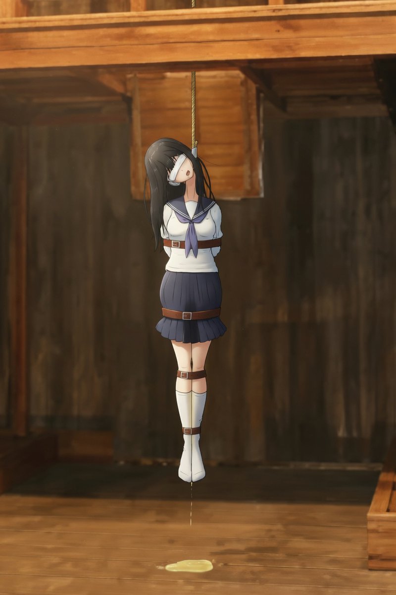 GeorgeOr_Well's tweet image. #hanging #絞首刑 #首吊り #首折り #AI AI remake