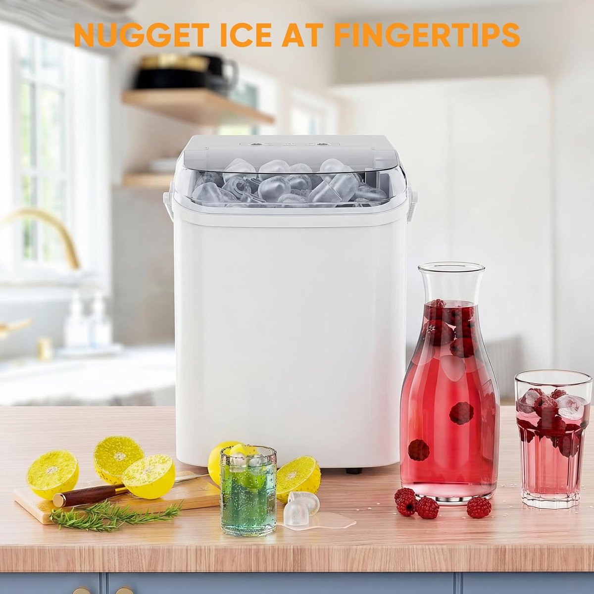 GlowHomeDeals's tweet image. 🧊 Fresh ice in 6 mins! 🧊

KMFurnila produces 26lbs daily. Essential for busy families! 🏠

✨ Auto-cleaning
⚡ Fast bullet ice
🧺 Portable handle
Shop now &amp;amp; upgrade your kitchen! 🛒💨
amzn.to/3QEmSIg

#IceMaker #KitchenEssentials #PortableIce