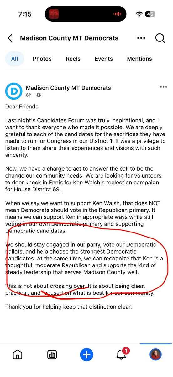 lemmiwinkster's tweet image. 🚨🚨Ken Walsh who is one of my state wide Montana RINOs, was just endorsed by democrats. 

Not good... receipts 👇 

Vote @TrevorWalter406

#MTPol #MTNews #MTSen #MTLeg  @MTGOP @MTHouseGOP @MTSenateGOP @GovGianforte