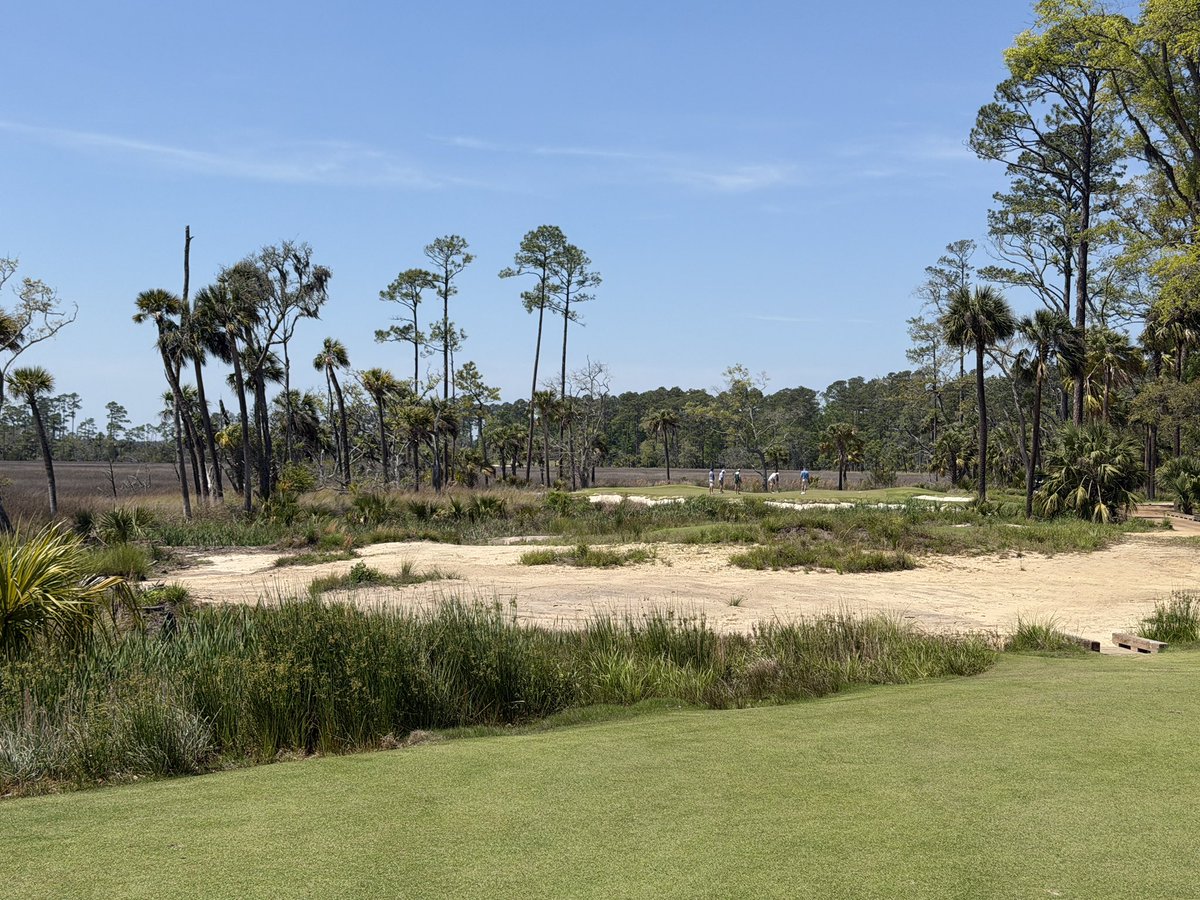 AdamSchupak's tweet photo. Bill Coore and Ben Crenshaw have done it again @palmettobluff with Anson Point. A treat to walk holes with them and design associate Ryan Farrow, who spearheaded the project. He’s also handling Pinehurst 11 for C&amp;C. https://t.co/pwD6yxlPXR