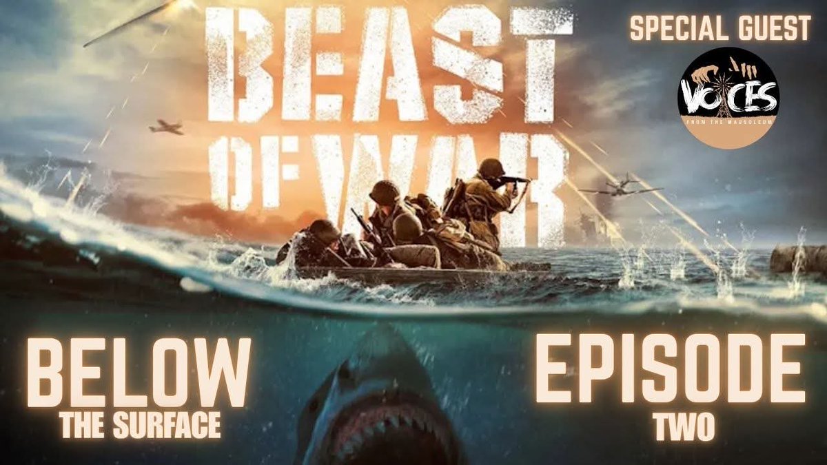 JoseLLopezJr2's tweet photo. WAS IT AN EPIC SHARK FILM? | Beast of War (2025) | Below the Surface | E... https://t.co/CI3l8uLj1H via @YouTube New episode is now available as we take a deep dive into this latest entrant in the shark horror genre. #shark #horrot https://t.co/Wxhq2Rmdm2