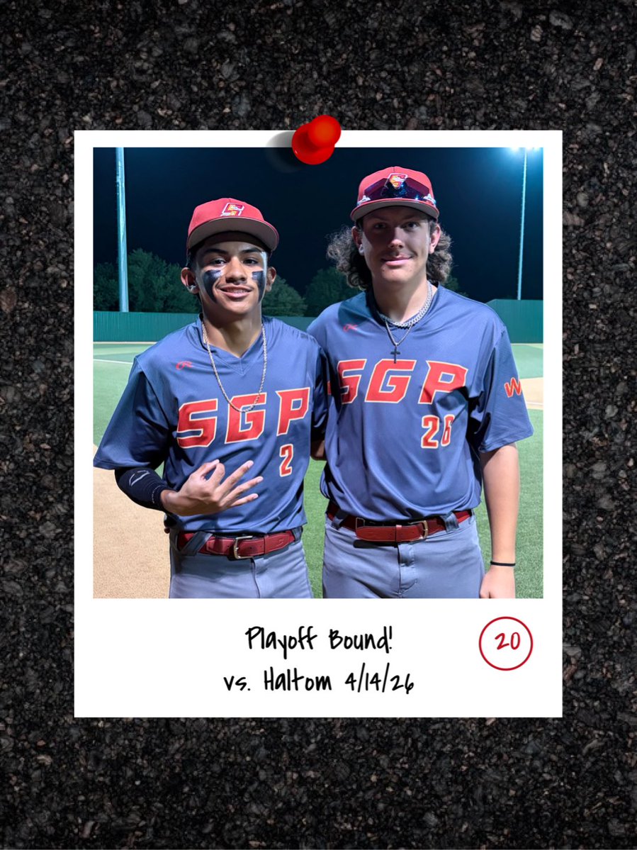 SGPBaseball's tweet image. SGP 14
Haltom 0
Final

Warriors improve to 20-6 overall and 10-1 in district play.

#wtid👌