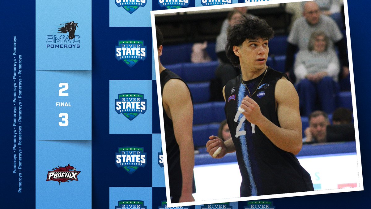 SMWCAthletics's tweet photo. History made. 💙

🏐 27 wins — MOST in program history
🏠 First-ever HOME postseason match
⚔️ 5-set battle in the RSC Quarterfinals

Meyer 15 | Martinez 14 | Duranceau 11

Three straight winning seasons for this senior class 👏

The standard has been raised. https://t.co/LUmgiFELb3