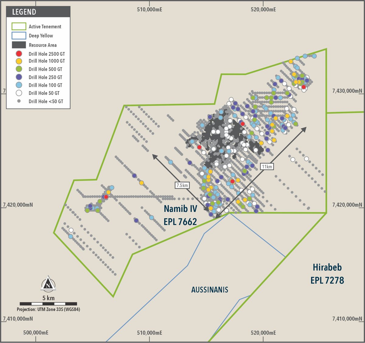 Elevateuranium's tweet image. $EL8 delivers maiden 10.1 Mlb U₃O₈ resource at Namib IV — Koppies grows to 76.2 Mlb U₃O₈, Namibian inventory hits 106.4 Mlb U₃O₈. Still open in multiple directions. The district keeps compounding.

Full announcement: f.mtr.cool/myqapyfmmr

#uranium #nuclear #ASXnews