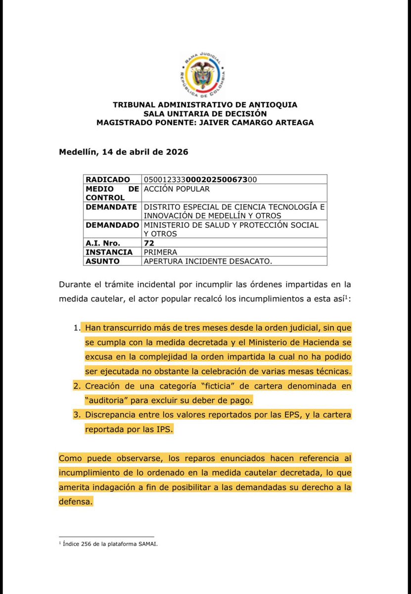 Alejandro De Bedout tweet media