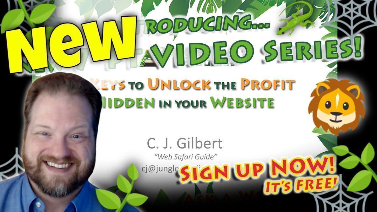 cjgilbertwebpro's tweet image. VIDEO: #FREE #SmallBusiness #Workshop : Make your Website Work 4U!
WATCH: buff.ly/0aDywbo

Buckle up for a web-jungle tour that promises to reveal ways to Save Money, Time, + Serve Clients Better, Faster &amp;amp; Easier!

Please WATCH + LIKE!

#businesstips #marketing #sales