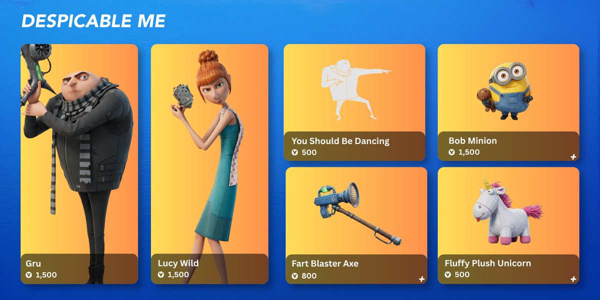 omar_fahhh's tweet photo. @Fortnite Add Despicable Me plsss https://t.co/osTscbdY3g