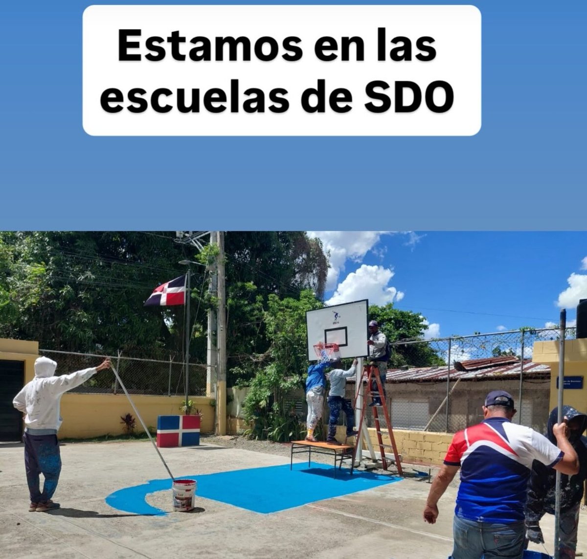 gabrielmercedez's tweet image. Que linda ondea nuestra Bandera Nacional al ver la obra en favor de la niñez y la juventud que viene realizando @inefirdoficial dirigida por @ARenLosDeportes Alberto Rodriguez Mella. Así es desendiente uno de nuestros Padre de la Patria.
Fórmula Ganadora= #Educación + #Deportes