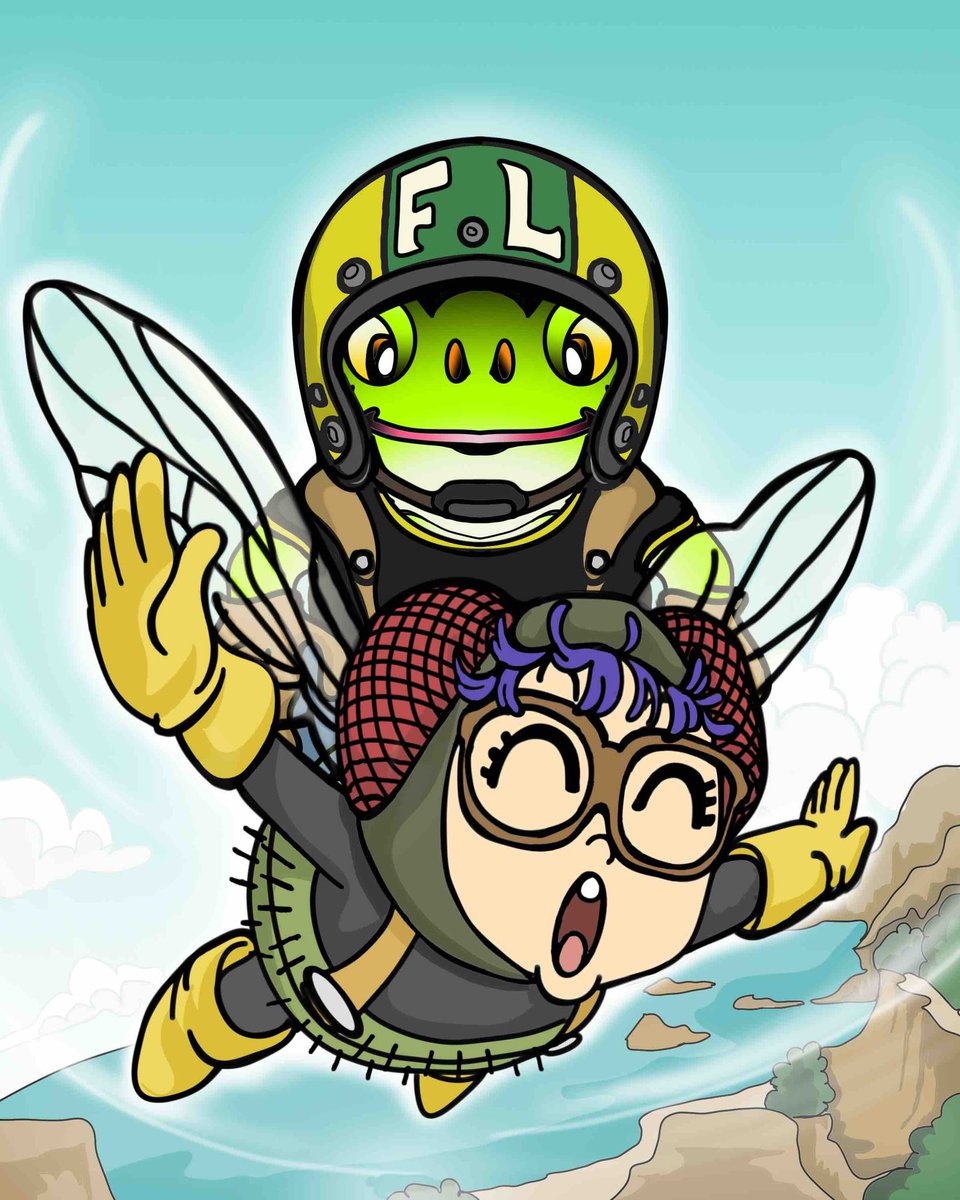 Hi everybody! This is the Chill Frog #269. 今日は何故か?ハエのコスプレしたアラレちゃんに乗って空中 ...