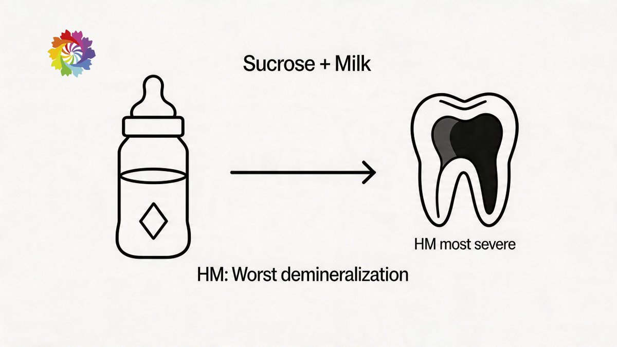 JOCPD_1974's tweet image. 🍼 Breast milk is healthy, but adding sucrose increases biofilm, acid production &amp;amp; enamel demineralization! Spontaneous breastfeeding after introducing dietary carbs is an ECC risk factor.

#ECC #Breastfeeding #Sucrose #EnamelDemineralization

🔗Read more:jocpd.com/articles/10.22…