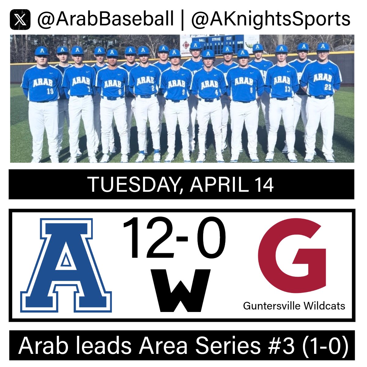 Arab High School Baseball tweet media