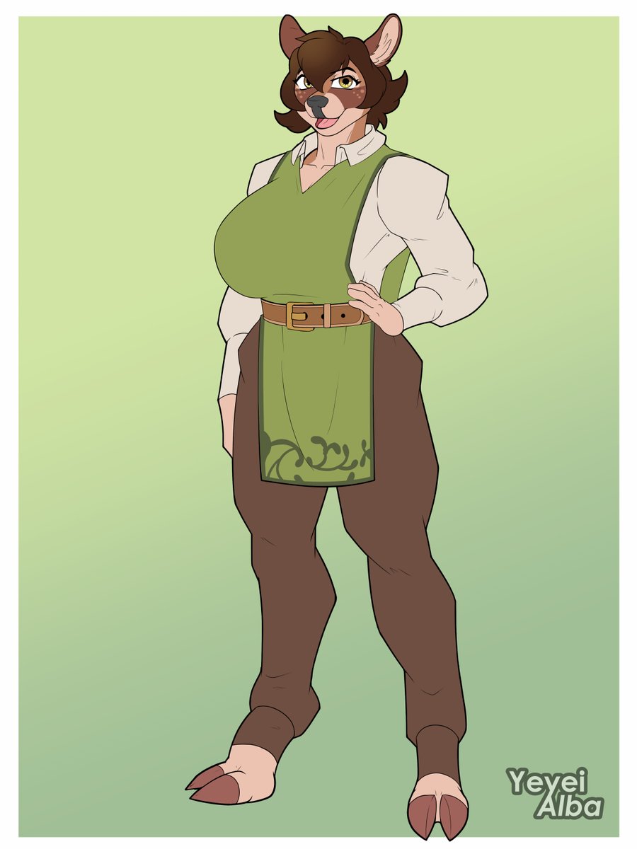 Cute deer girl with her tabard
Comm for <a href="/Blueskies772/">Blueskies77 🔞</a>