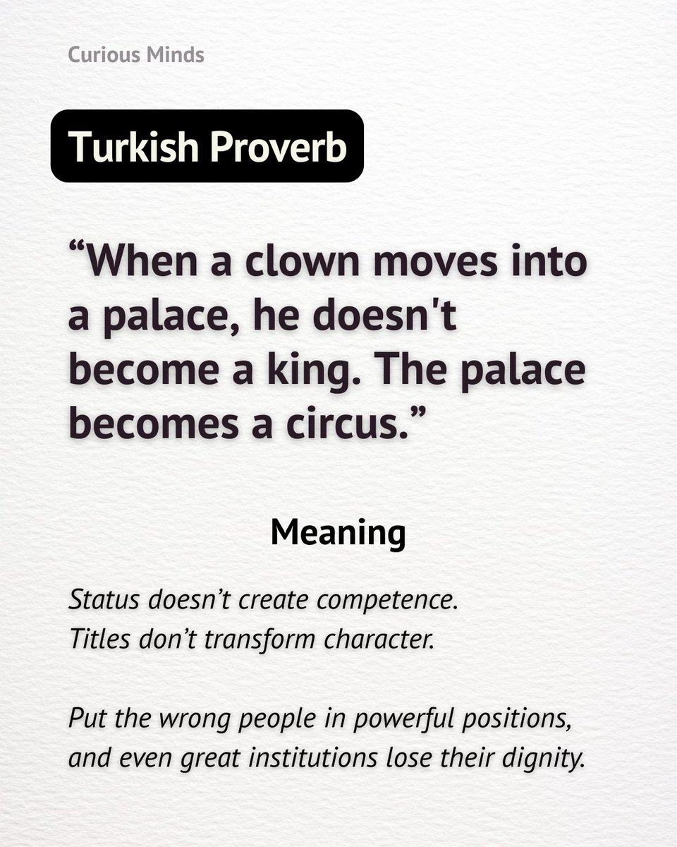 - Turkish Proverb