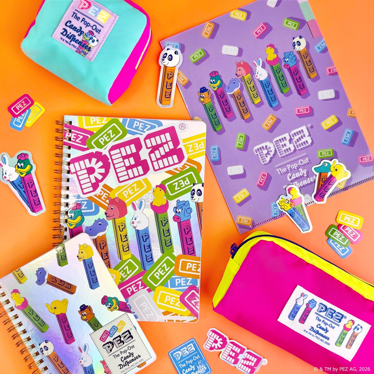 カラフル好き必見🌈✨／ ネオン＆ビビッドカラーが目を引く 「PEZ」の