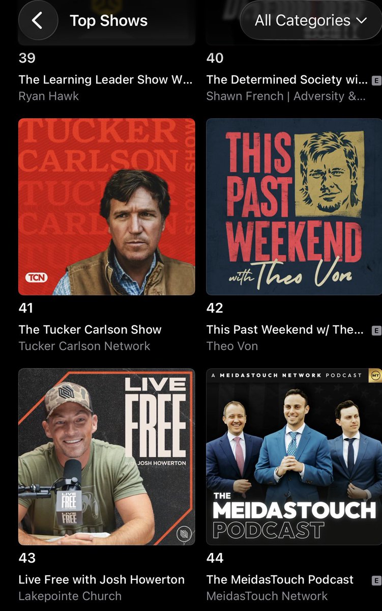 The Live Free Podcast is the best podcast in America. Change my mind (you can’t).

It’s a Christian podcast hosted a pastor (<a href="/howertonjosh/">Josh Howerton</a>) that teaches the Bible and shows Christians how to apply a biblical lens to culture and modern day issues.

In less than a year, it is