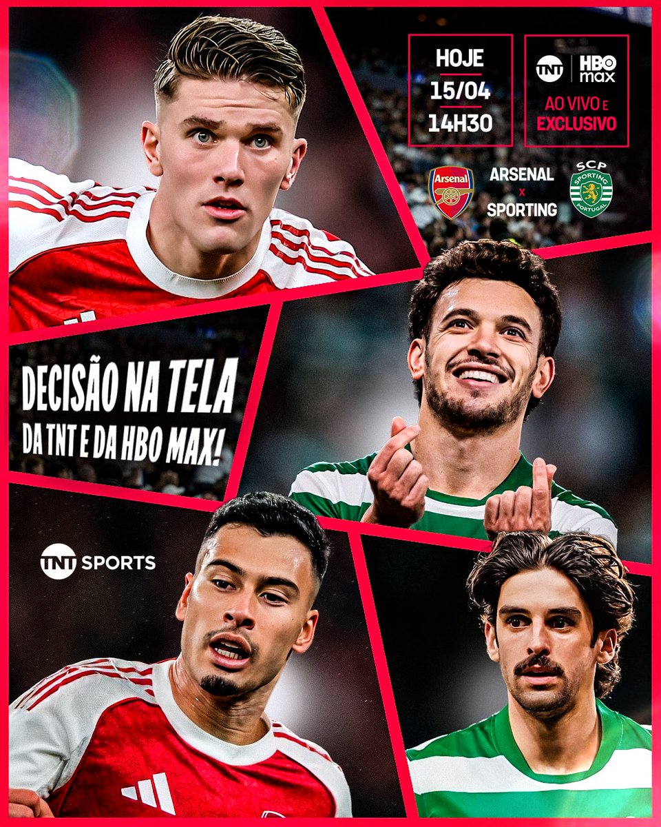 TNTSportsBR's tweet image. VALE VAGA NA SEMI! 🟥🏆🟩 Só um vai seguir vivo na #CasaDaChampions! É dia de JOGÃO entre Arsenal e Sporting, EXCLUSIVO na @tntbr e na @StreamMaxBR (bit.ly/4ojz64N)! #MFM #PréJogo #HBOMax