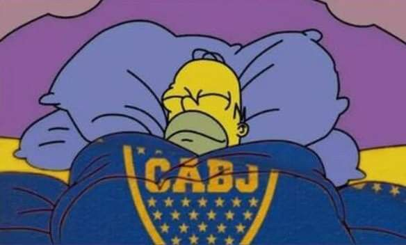 Que lindo cuando Boca no te caga la semana, a dormir asi