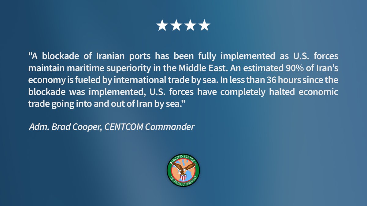 U.S. Central Command tweet media