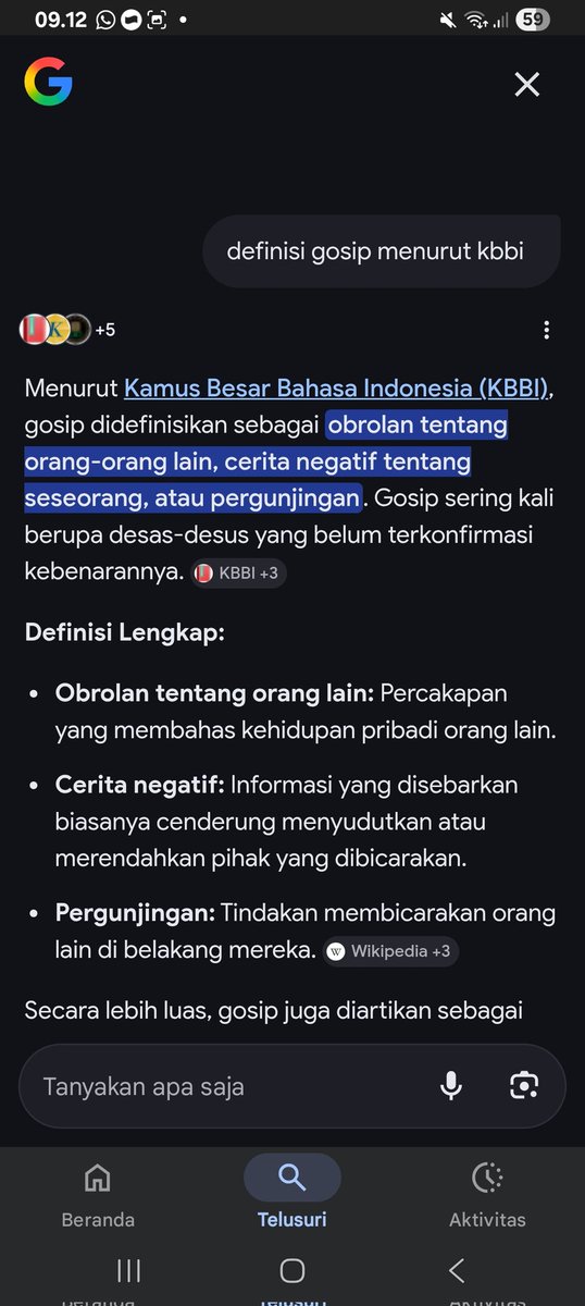 Sajiprmptn's tweet photo. @kalifahfattah @qinnche @flexelf000 @Saitamanita @lucemtenui @MireinaRiviere Definisi gossip ya cuman ngomongin orang gak peduli fakta apa gak, makanya kalo gak sesuai fakta bisa di laporin pencemaran nama baik https://t.co/pZDd6RuwI2