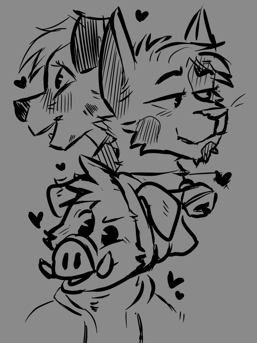 Copybara_Prints's tweet photo. Doodling my partners and I as my cooldown!!! ♥♥ https://t.co/Az9idsfM4c
