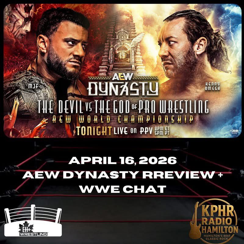 Join Boris &amp; Hutch as they review #AEWDynasty and  they chat the go-home #WWERAW as we head into #WrestleMania Weekend from Las Vegas.

ehpluswrestling.podbean.com/e/eh-wrestling… 

#ProWrestling #WWE #AEW #Smackdown #wwenxt