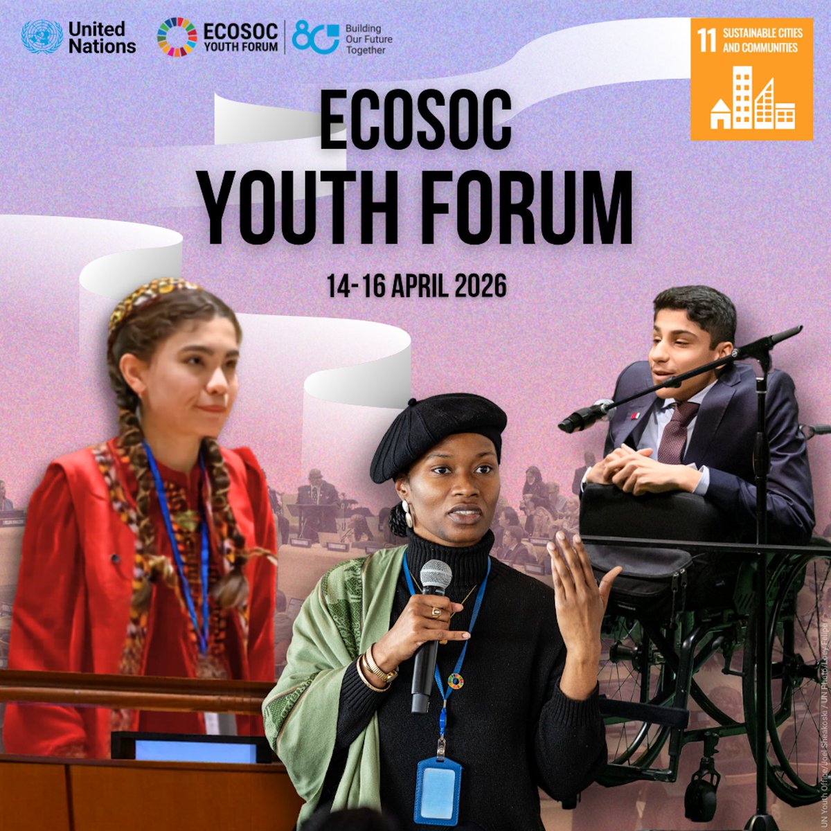 UNDESA's tweet image. 🌇 When young people participate in local decision-making, cities become more inclusive, sustainable and resilient.

Join us to explore what's possible in our cities at the @UNECOSOC Youth Forum.

➡️ ecosoc.un.org/en/what-we-do/…

#SDG11 #ECOSOCYouth #GlobalGoals