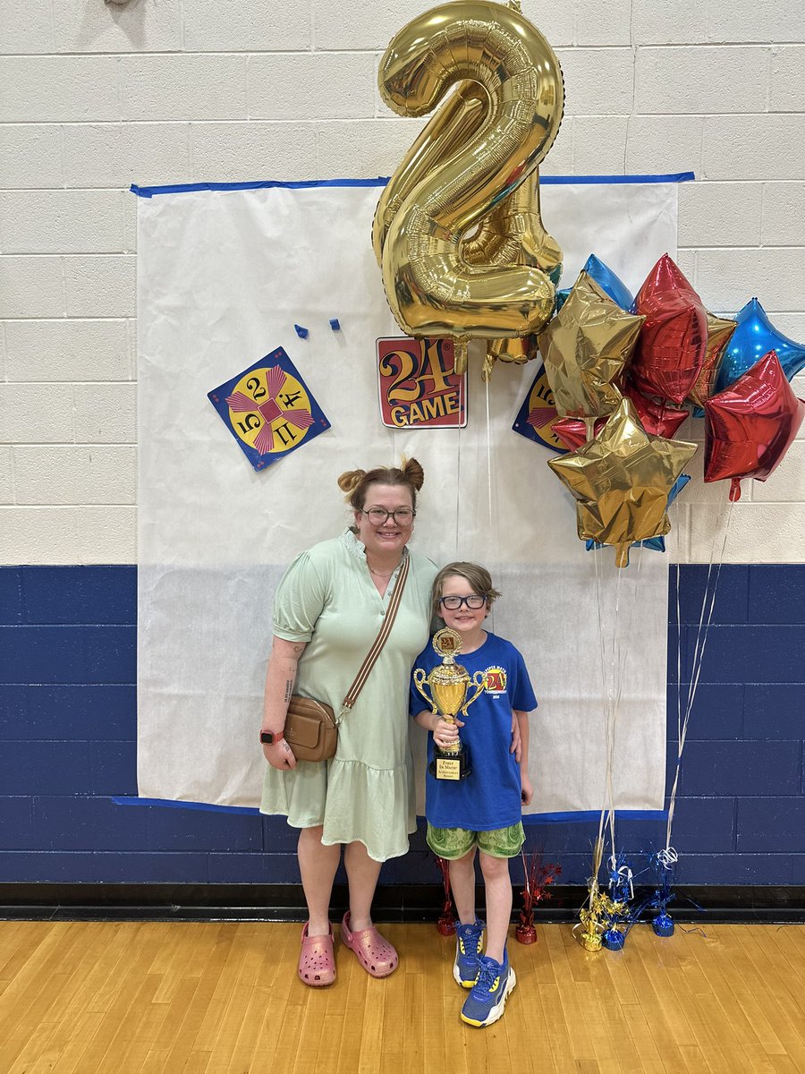 MrsScienceof6th's tweet image. My guy just WON math 24 regionals.
IYKYK!
Such a long evening but came in 1st for his grade out of 5  counties! 
I am so proud of his hard work determination 
On and off the ball field! #mathlete #athlete my fav guy! 
This moms TIRED all the coffee will be needed in the am