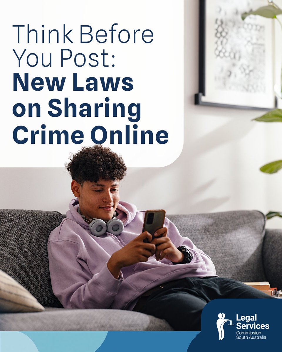 LegalAidSA's tweet photo. Tempted to post or share crime videos on social media or private chats?
If the intent is to glorify the criminal conduct, this could land you in legal trouble.

Find out what counts as "posting and boasting" and how the new law works in our FAQ article:
https://t.co/ZAdlgiFsQw https://t.co/AcR3LtyqTA
