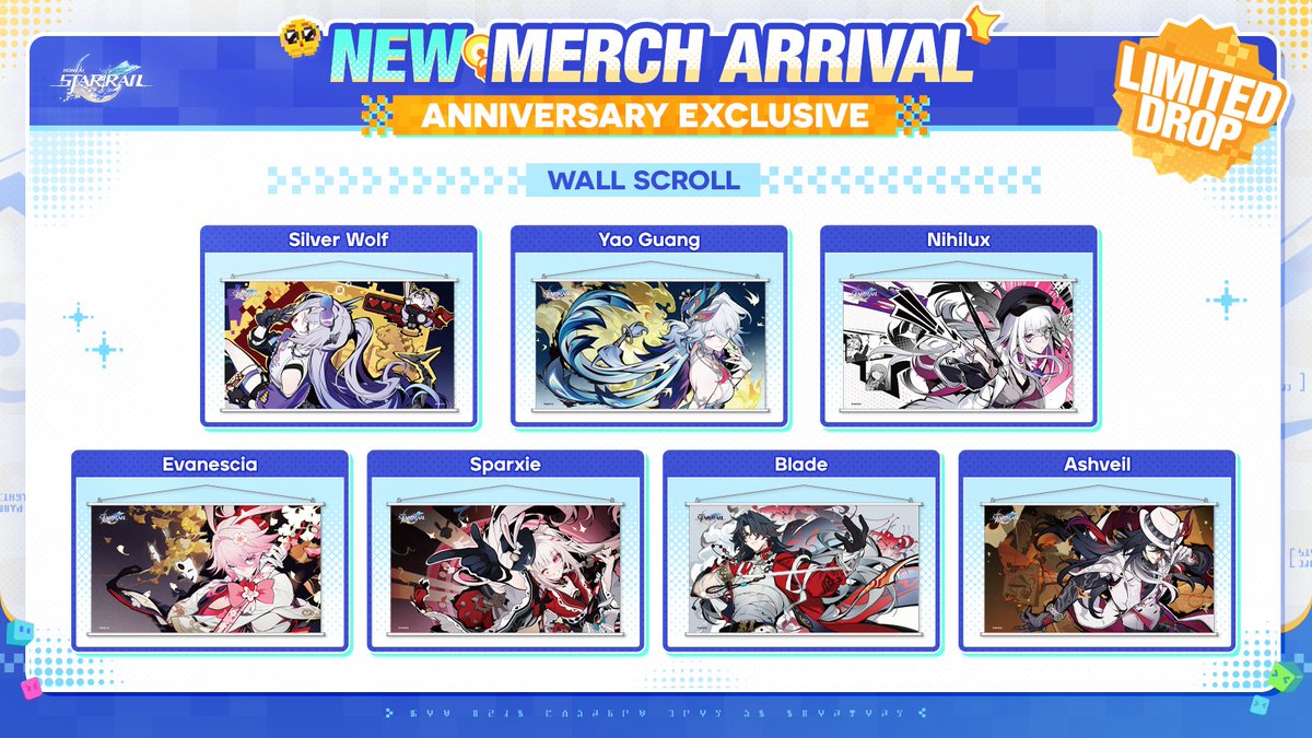 honkaistarrail's tweet image. New Merch Now Available for Purchase at the #HSRPopUpShop in Little Tokyo! Don't miss out!
 
Store Hours: 12PM - 7PM
Location: Little Akihabara
319 E. 2nd Street Los Angeles, CA 90012

#HonkaiStarRail