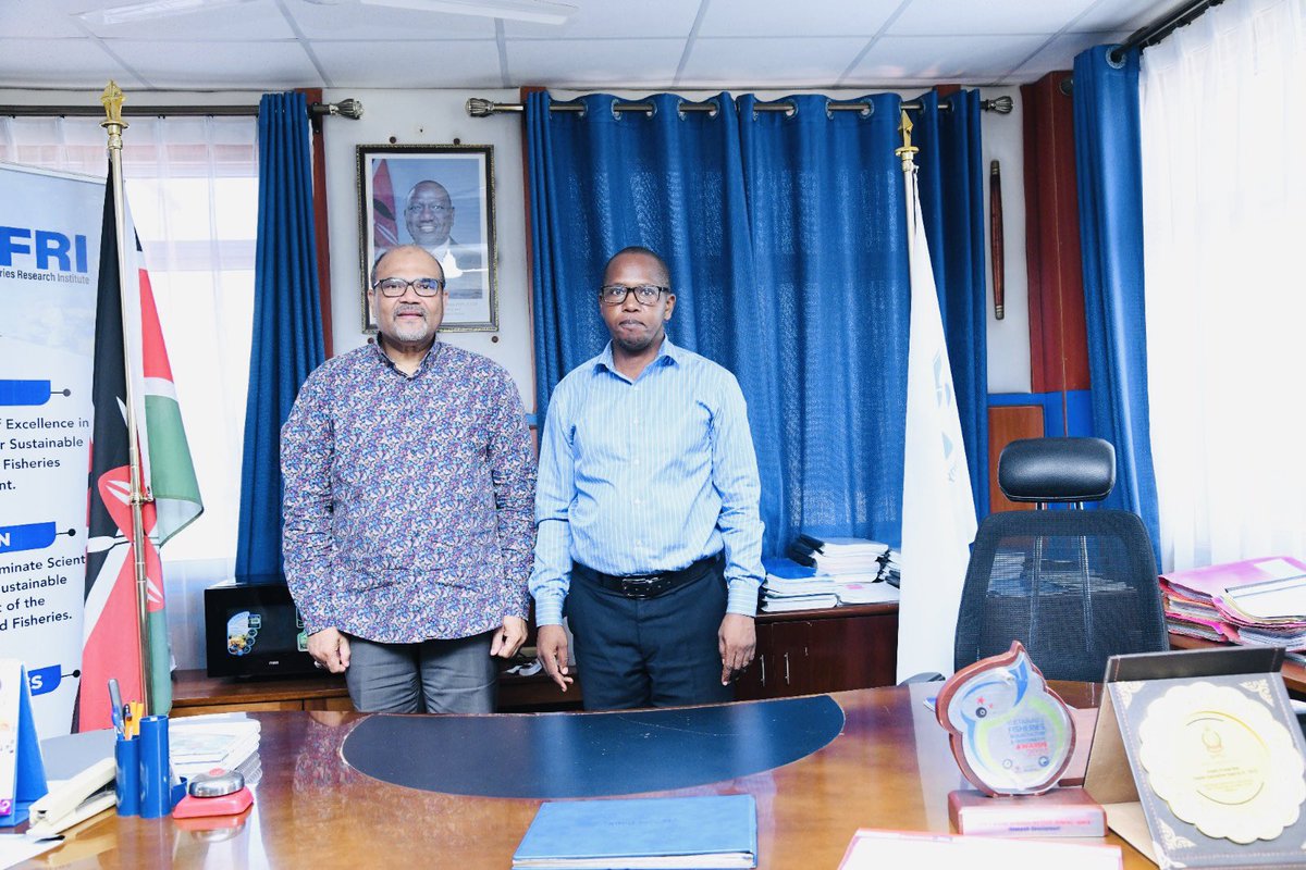 Profshaukat's tweet image. A very productive engagement with researchers and innovators at @KmfriResearch I appreciated the work on research in areas of marine and freshwater fisheries, aquaculture, and environmental studies for sustainable #BlueEconomy development. Discussed on creation of Cluster and