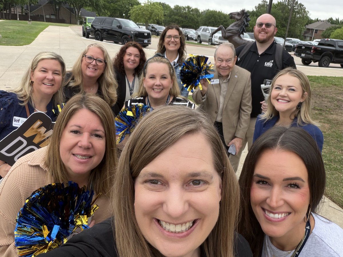 loridrapp's tweet photo. Employee awards on the road!  Have enjoyed recognizing our @LewisvilleISD Employee Award Winners across several days and we still have another day to go!  #OneLISD https://t.co/bAON0IBbv6