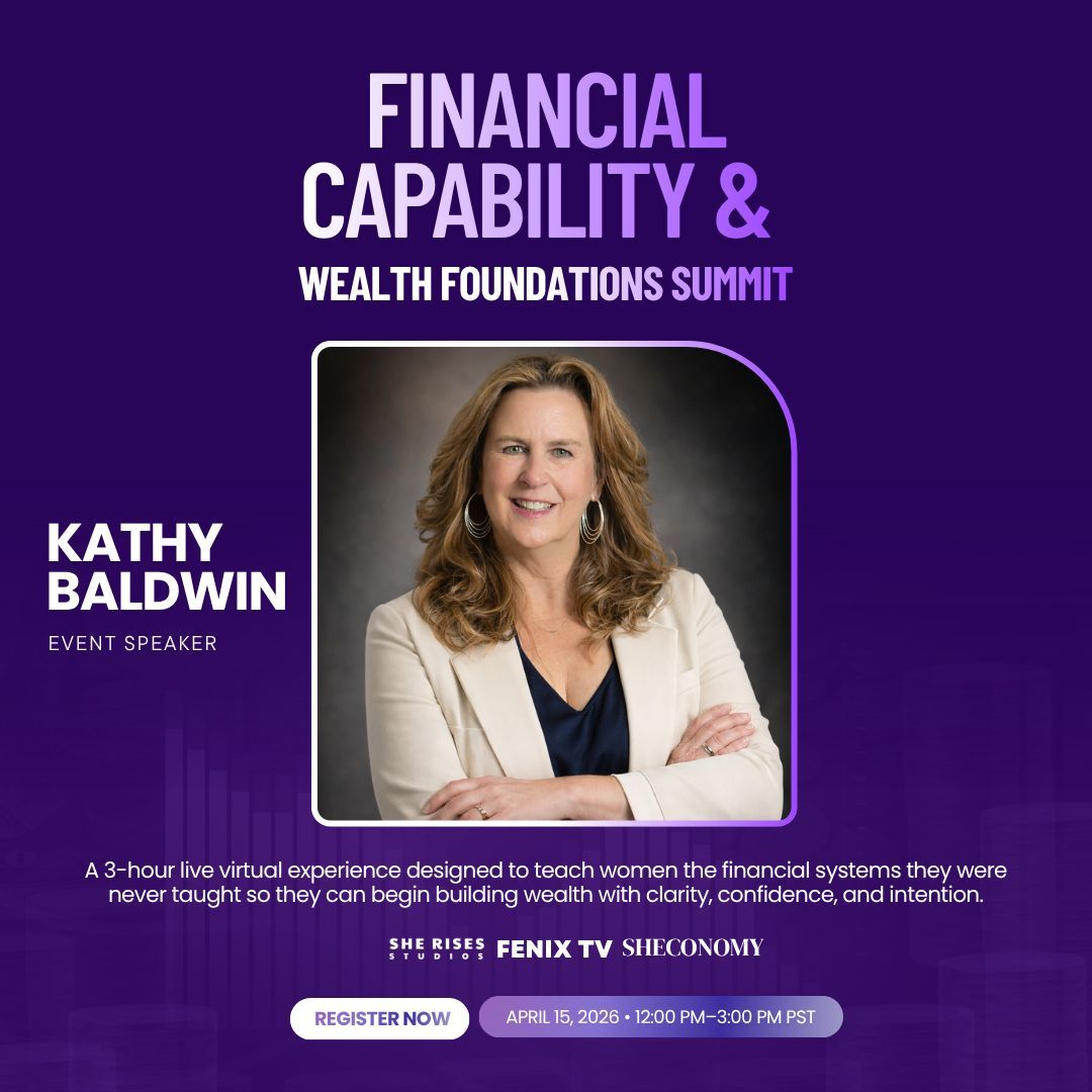 Many women work harder but still struggle with inconsistent income—what’s missing is structure.

Featuring Kathy Baldwin ✨
Session: Why Successful Expert-Led Businesses Struggle to Scale

👉 Register FREE: sherisesstudios.wixforms.com/f/744585787910…

#FinancialLiteracy #WealthBuilding #Business