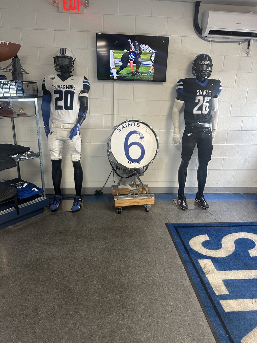RJB3342's tweet photo. Had a great time at Tomas More. Grateful for the opportunity to come out and see how the saints practice. Learned a lot about the amazing culture and am excited to stay in touch thanks @CoachBillGarvey for the invite https://t.co/43GqWLFC6n