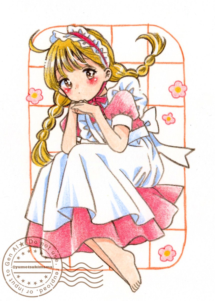 水彩やPC彩色のほか、色鉛筆もちょっとだけ触ります。もっと上手く